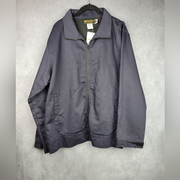 Season Men Fall Twill‎ Men Navy Blue Canadian Jacket Size XL - Picture 1 of 13